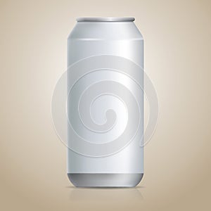 blank soda can. Vector illustration decorative design