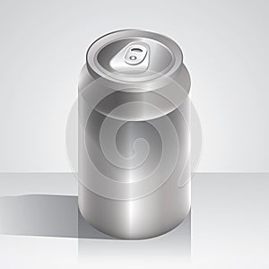 blank soda can. Vector illustration decorative design