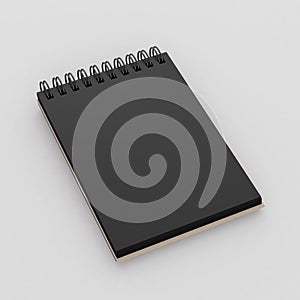 Blank spiral notepad