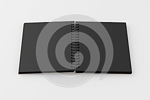 Blank spiral notepad