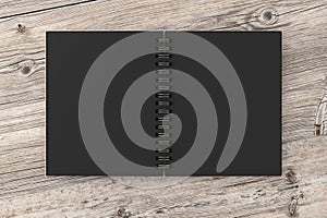 Blank spiral notepad