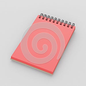 Blank spiral notepad