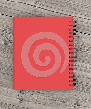Blank spiral notepad