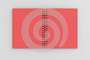 Blank spiral notepad