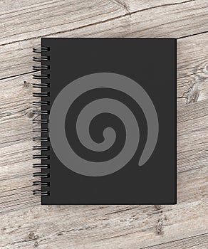 Blank spiral notepad