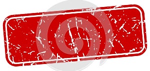 blank rectangular sign. blank stamp