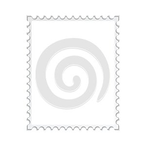 Blank stamp frame