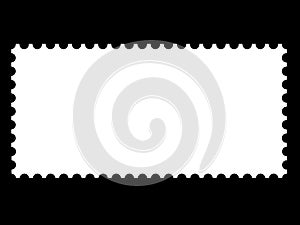 A blank stamp templates