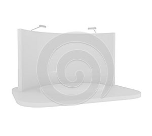 Blank Stand isolated on white