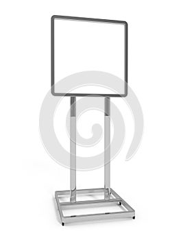 Blank Stand isolated on white