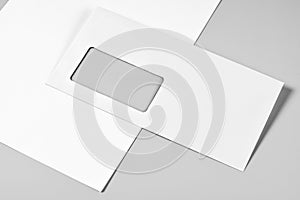 Blank Stationery: Letterheads or Sheets of Paper and Envelope