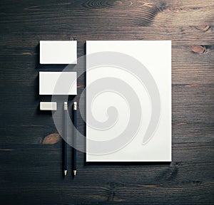 Blank stationery template