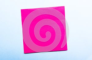 Blank sticky note