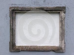 Blank stone frame