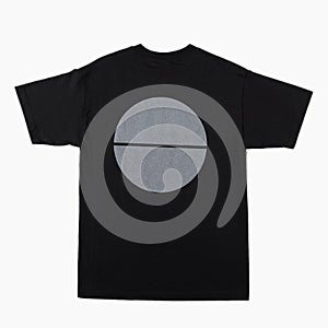 Blank T Shirt color black template