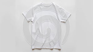 Blank t-shirt mockup, front view, 3d rendering, Generative AI illustrtaions