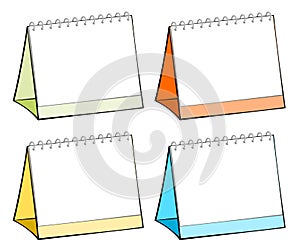 Blank table calendars