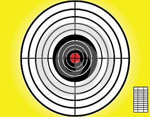 Blank target sport