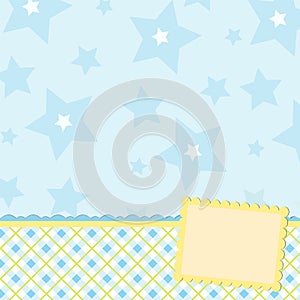 Blank template for greetings card