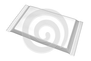 Blank Template Package For Big Snack, Chocolate Or Candy. Plastic Pack.