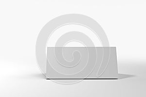 Blank Tent Calendar 3D Rendering