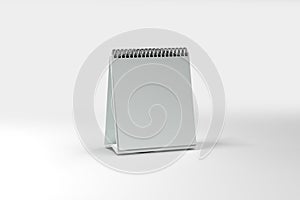 Blank Tent Calendar 3D Rendering