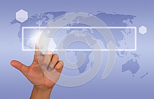 Blank textbox on touch screen