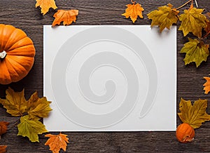 Blank thanksgiving/halloween border