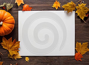 Blank thanksgiving/halloween border