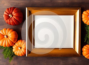 Blank thanksgiving/halloween frame