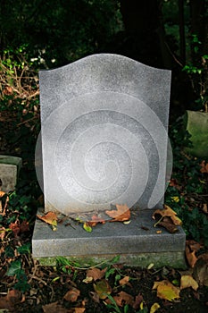 Blank Tombstone