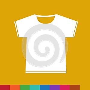 Blank Tshirt Icon Illustration sign design