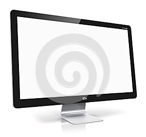 Blank TV or computer monitor