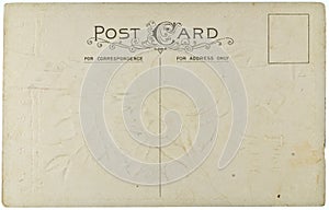 Blank Vintage Postcard