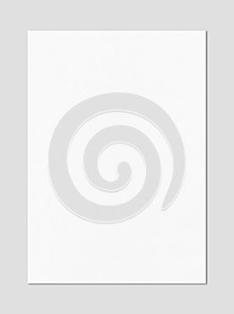 Blank White A4 paper sheet mockup template