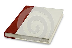 blank white book