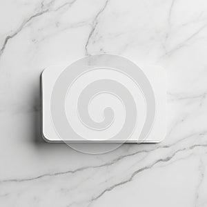 Centrally positioned, casting a faint shadow, emphasizing its