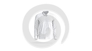 Blank white classic dress shirt mockup, looped rotation