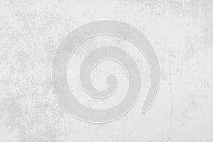 Blank white grunge cement wall texture background, banner, inter