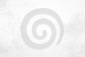 Blank white grunge cement wall texture background, banner, inter