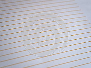blank white lined paper texture background