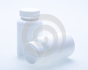 Blank White Medicine Bottle