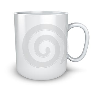 Blank white mug