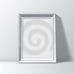 Blank White Picture Frame