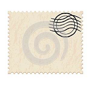 Vuoto bianco Pubblicare francobollo 