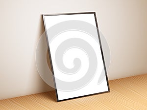 Blank White Poster Template