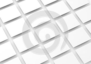 Blank white rectangles field for web site design mockup