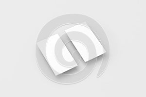 Blank white rectangles for phone display app design mockup,