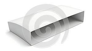 Blank White Rectangular Box Mockup