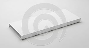 Blank White Rectangular Packaging Box Mockup